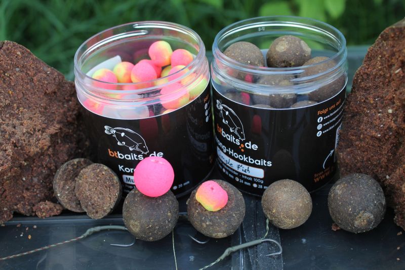 Boilies von BT Baits, Karpfen fischen
